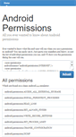 Mobile Screenshot of androidpermissions.com
